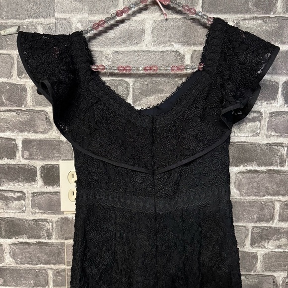 ALEXIS black off the shoulder Embroidered lace Edlyn Jumpsuit - Picture 11 of 13